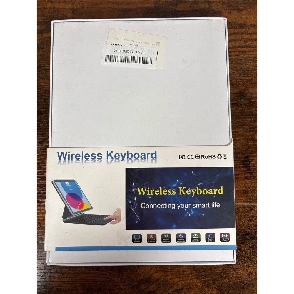 Wireless Keyboard Case for 11 inch iPad Pro & iPad Air 2023 2024 Light Blue